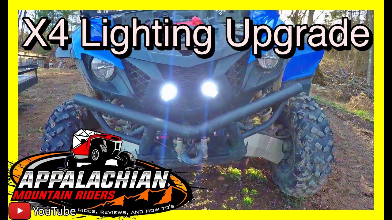 Yamaha Wolverine X4 Lighting Upgrade And Reverse Light Install YouTube