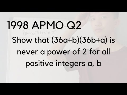 Asian Pacific Math Olympiad 1998 Q2 Solution - Pushing Some Limits
