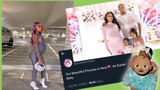 JANIA MESHELL ANNOUNCES BABYGIRL’S ARRIVAL ON EASTER SUNDAY👶🏽💗🗯️CONGRATULATIONS‼️🍼