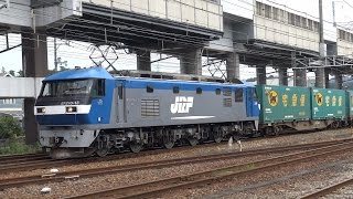 【4K】JR山陽本線　EF210-13号機牽引　1051レ貨物列車