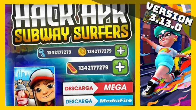 🎮 NOVO MOD MENU VIP GRÁTIS DE SUBWAY SURF 3.13.0