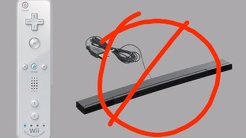 how to use a wii remote without sensor bar