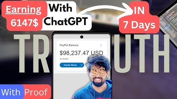 How I made $6,147 Within 7 Days [Make Money With ChatGPT]