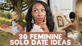 30 Feminine Solo Date Ideas | For Self Love & Self Discovery screenshot 1