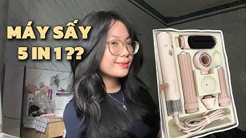 5 kiểu tóc với máy sấy đa zi năng 5in1 🎀💆🏻‍♀️// mẹo làm phồng tóc, uốn tóc bằng máy sấy // Thien Ai