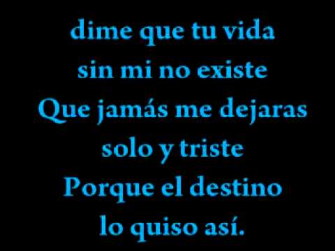 Miénteme - Alejandro Fernandez (Letra)