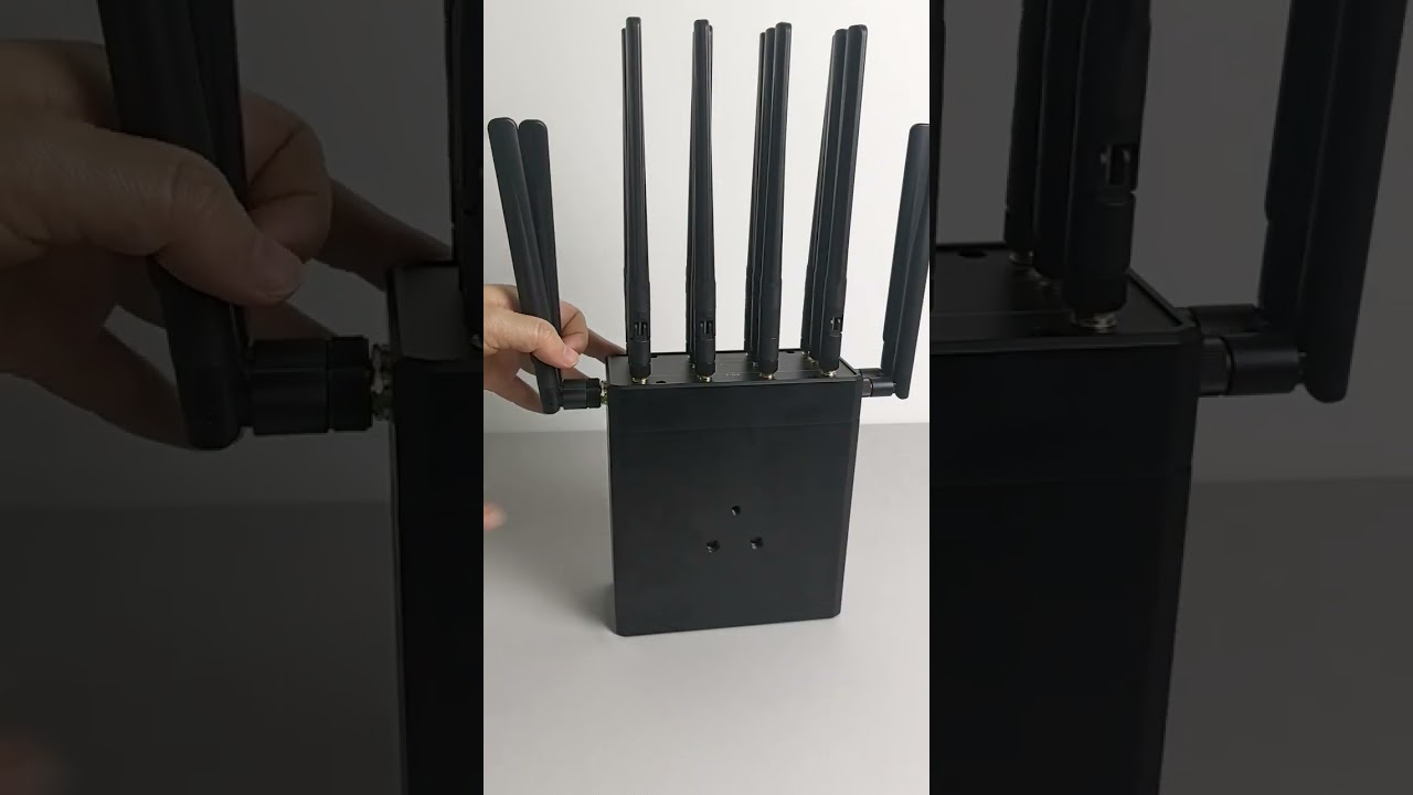 High-end Enterprise-level 4G/5G multi sim card aggregation bonding router with 6 SIM card