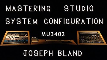 Futureworks Mastering Studio - System Configuration