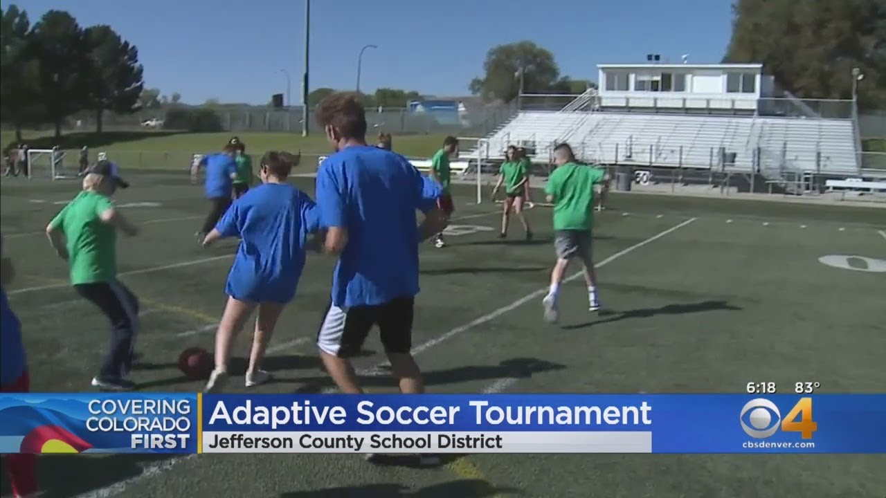 newspaper mockup Creighton Middle School Students Take Part In Adaptive Soccer