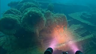 D/s Inger tre. Vrak på trefotkjæret  #wreckdiving #techdiving
