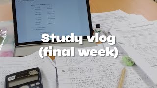 Study vlog 🧮 last minute cramming for final, studying at the library, productive days & eating by by awan 266 views 10 months ago 10 minutes, 41 seconds