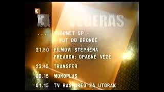 [1080p50] HRT 3, srpanj 1998. - ident HRT-a (oblak), najava večernjeg programa