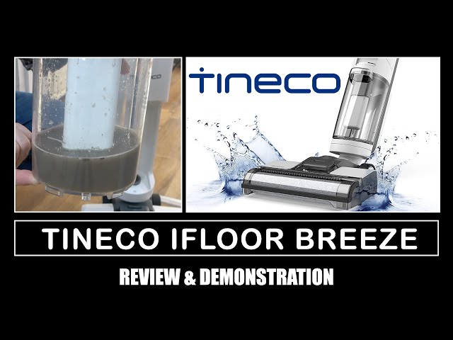 Tineco iFloor Breeze Cordless Hard Floor Washer Review & Demonstration 