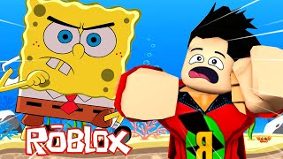ÇİRKİN SÜNGER BOB KOVALADI!! 🤯 Roblox Escape Spongeboy and Krispy Crab Obby!