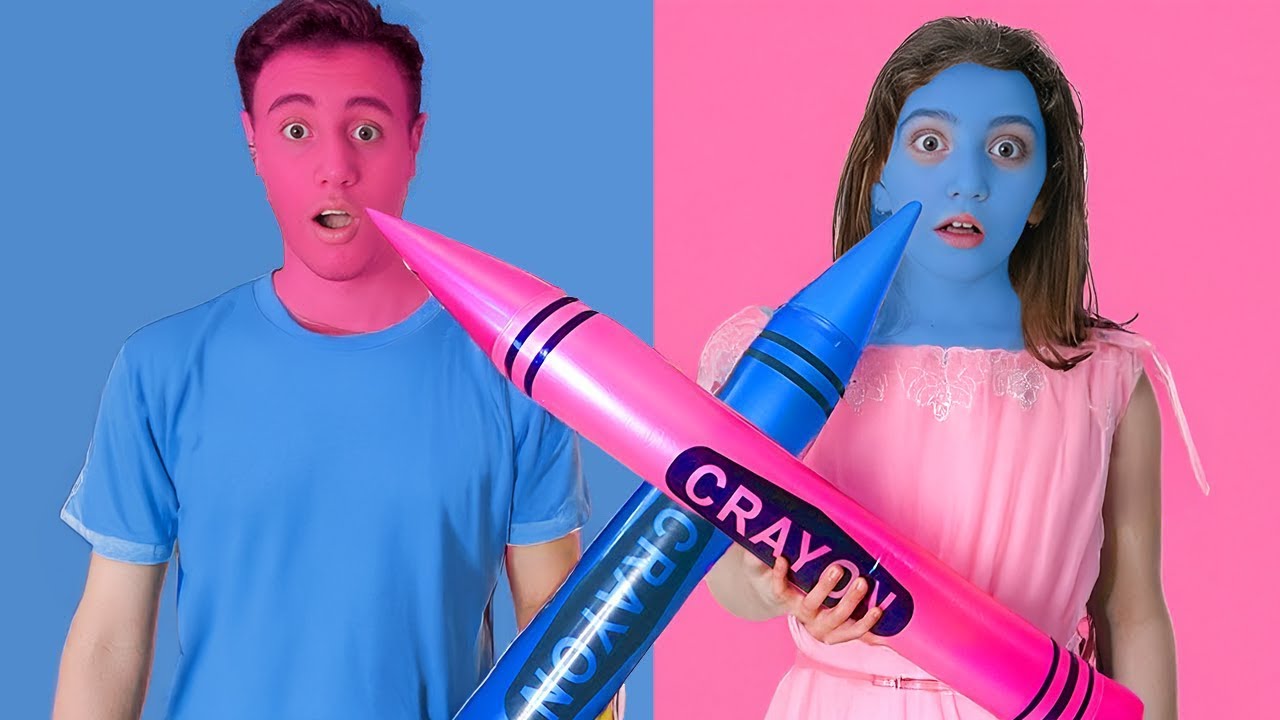 الازرق ضد الوردي|حبيبة وعبود!