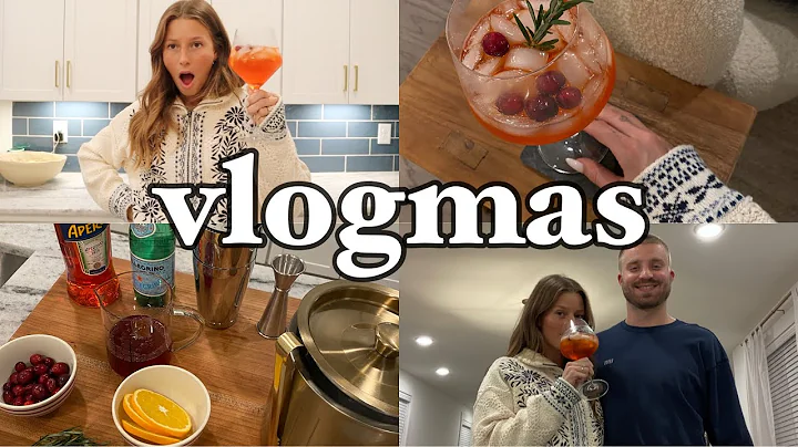 VLOGMAS DAY 18: Holiday cocktail competition + Coz...