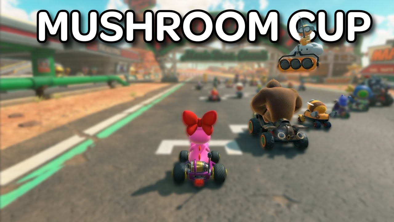 Mario Kart World Mushroom Cup (Full Race Gameplay)