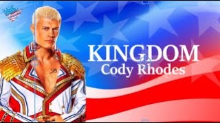 Cody Rhodes WWE Theme Song - Kingdom(lyrics - Symphony version)