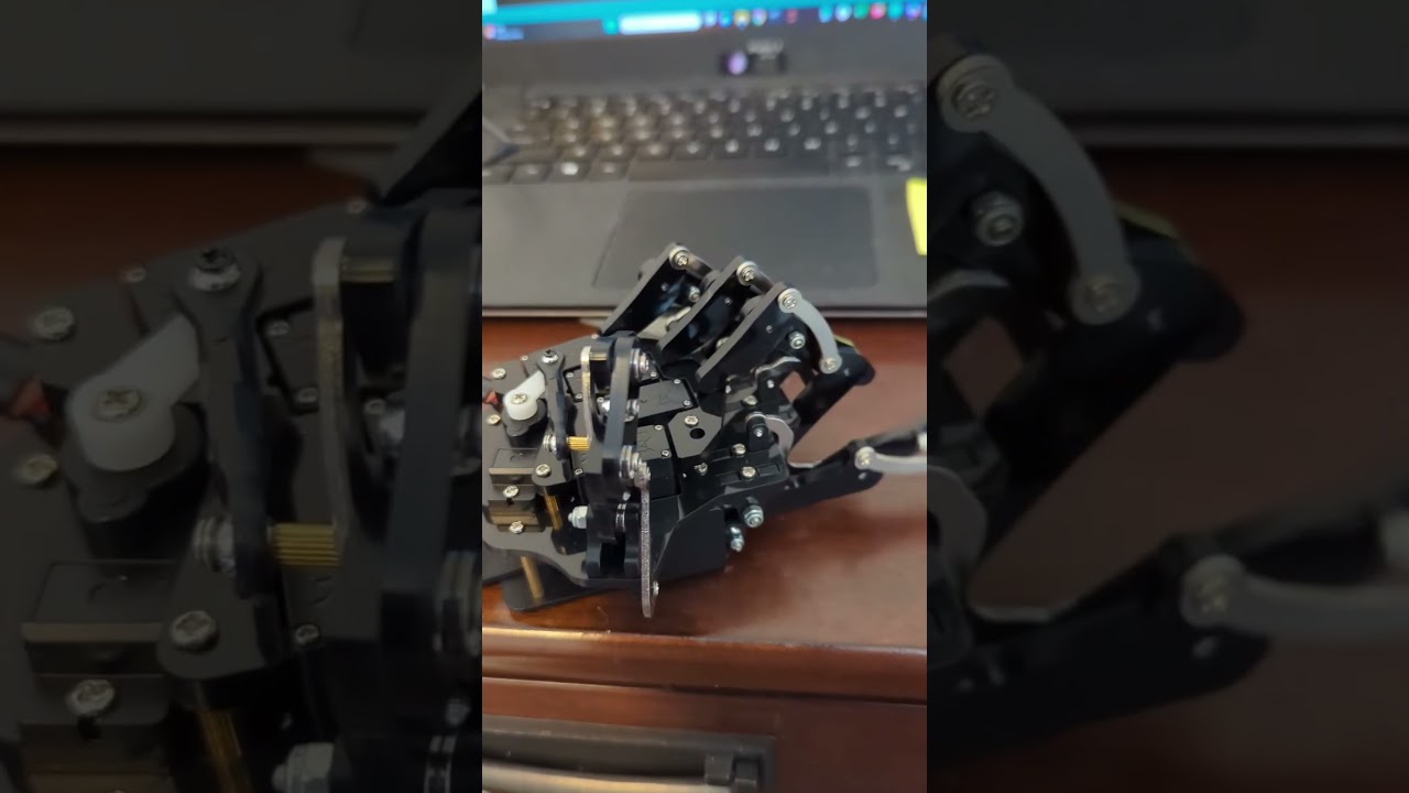 Robot Built in Garage - Hand