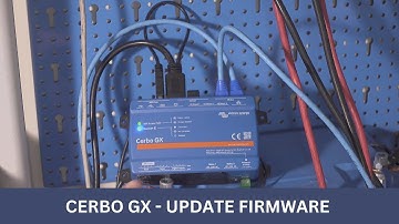 Update firmware on Victron Energy Cerbo GX using  GX Touch 50 and WiFi