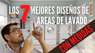 MEDIDAS y DISEÑO de un CUARTO DE LAVADO❓ evita errores