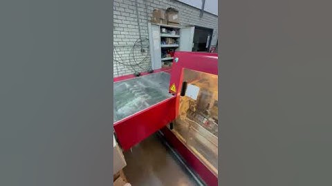 17642 Muller Martini Amrys saddle stitcher from 1999 in production