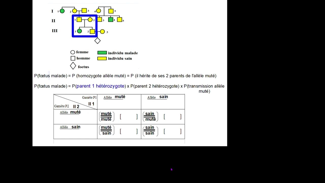 calcul risque génétique