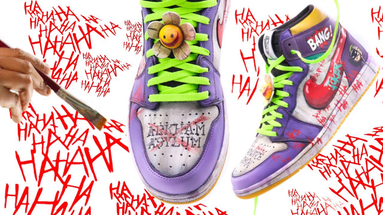 I Made The Joker Air Jordan 1 Custom 