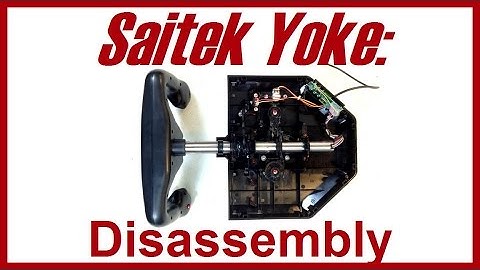 Logitech Saitek Yoke Disassembly