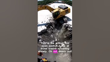 POV Footage Shows a Central Punch-Through Collapse on an Elevated Bridge Project 🔥🔥