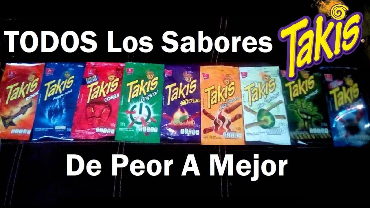 Todos los sabores de takis de peor a mejor 1998 2023 rese a youtube