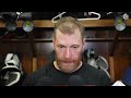 Jake Sanderson, Claude Giroux, Linus Ullmark, Travis Green Postgame Media vs LAK
