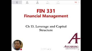 Ch 13 Capital Structure (Clip 01 The effect of leverage)