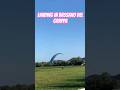 Landing my paraglider in Bassano del Grappa, Italy. The landing is called Garden Relais.#paragliding