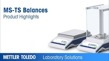 MS-TS Laboratory Balance Product Highlights