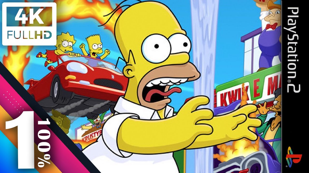 The Simpsons: Hit and Run |【Level 1 | 100% Walkthrough | 4KHD】 - YouTube