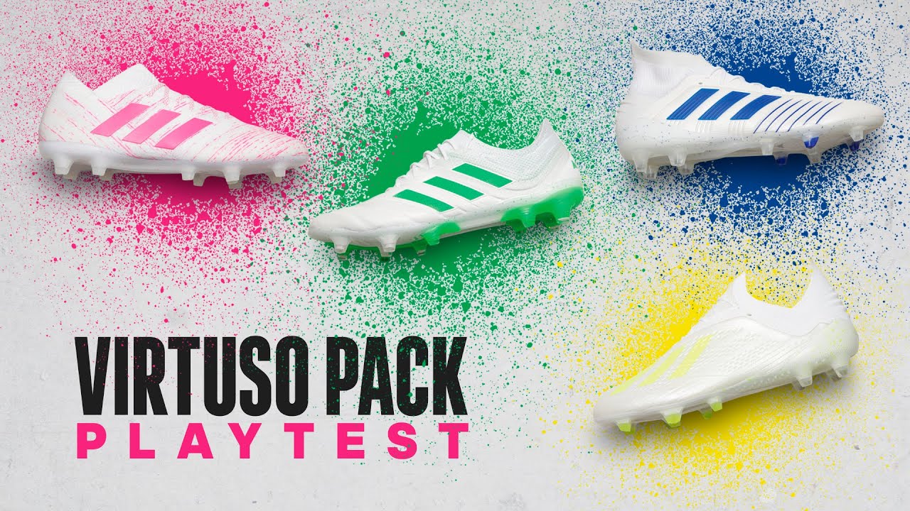 La mejor colección de botas adidas de 2019? / VIRTUSO Pack: Review +  Playtest - YouTube