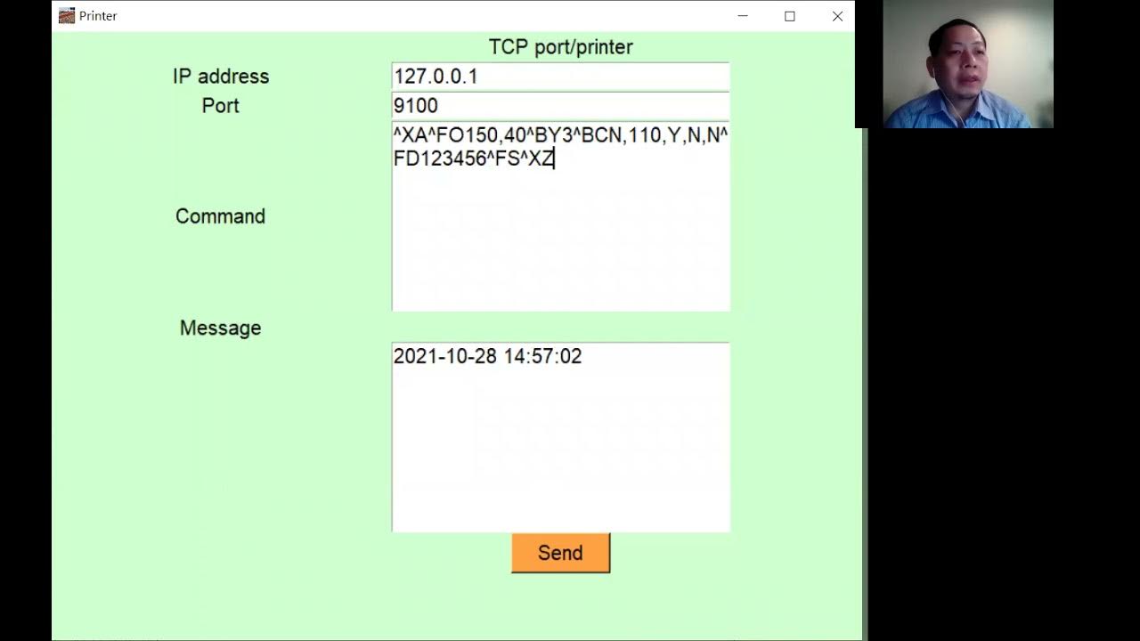 Send command to specified devices with python for example thermal ...