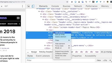 Replacing the ThinkProgress JavaScript Animation Marquee with a MARQUEE tag,  In real time.