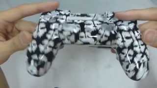CONTROLLER SHELL PATTERN SERIES FOR DUALSHOCK 4 SKULL GHOST WHITE