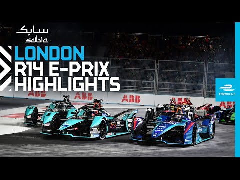 Racing THROUGH buildings! ⚡ | 2022 SABIC London E-Prix Round 14 Highlights