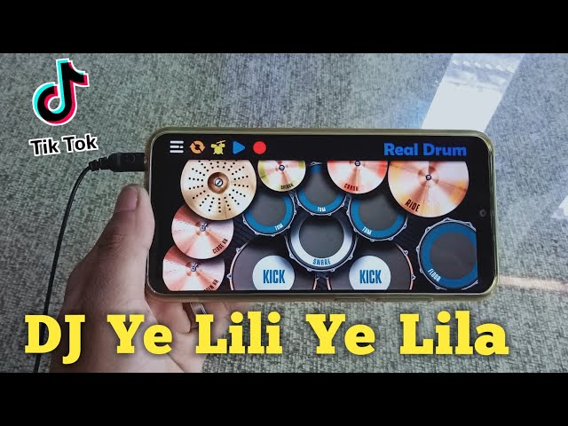 DJ Ye Lili Ye Lila Viral  | Real Drum Cover class=