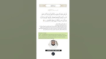 الآية (12) من سورة الأنعام//القارئ الشيخ مشاري العفاسي