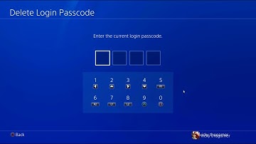 How to Remove / Delete Passcode from PS4 Console?