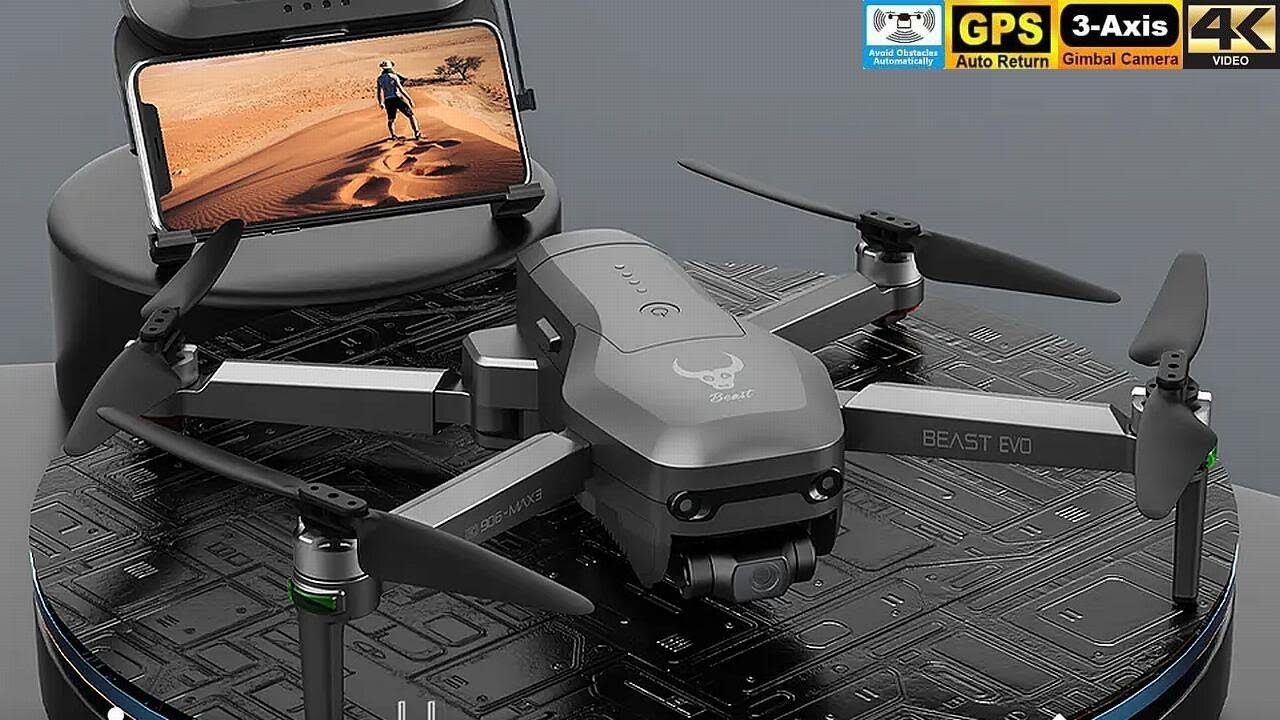 SG906MAX3 Obstacle Avoidance 4K-Video Long Range Drone – Just Released !