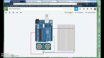 Robots and Circuits: Arduino and Sonar Sensor w123DCircuits