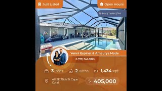 Check out this open house Listing Address: 411 SE 20th St Cape Coral