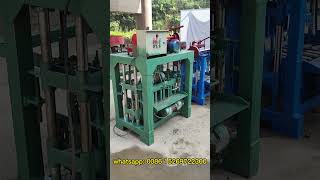 3 phas small manual fly ash concrete cement hollow solid block making machine in tanzania  business