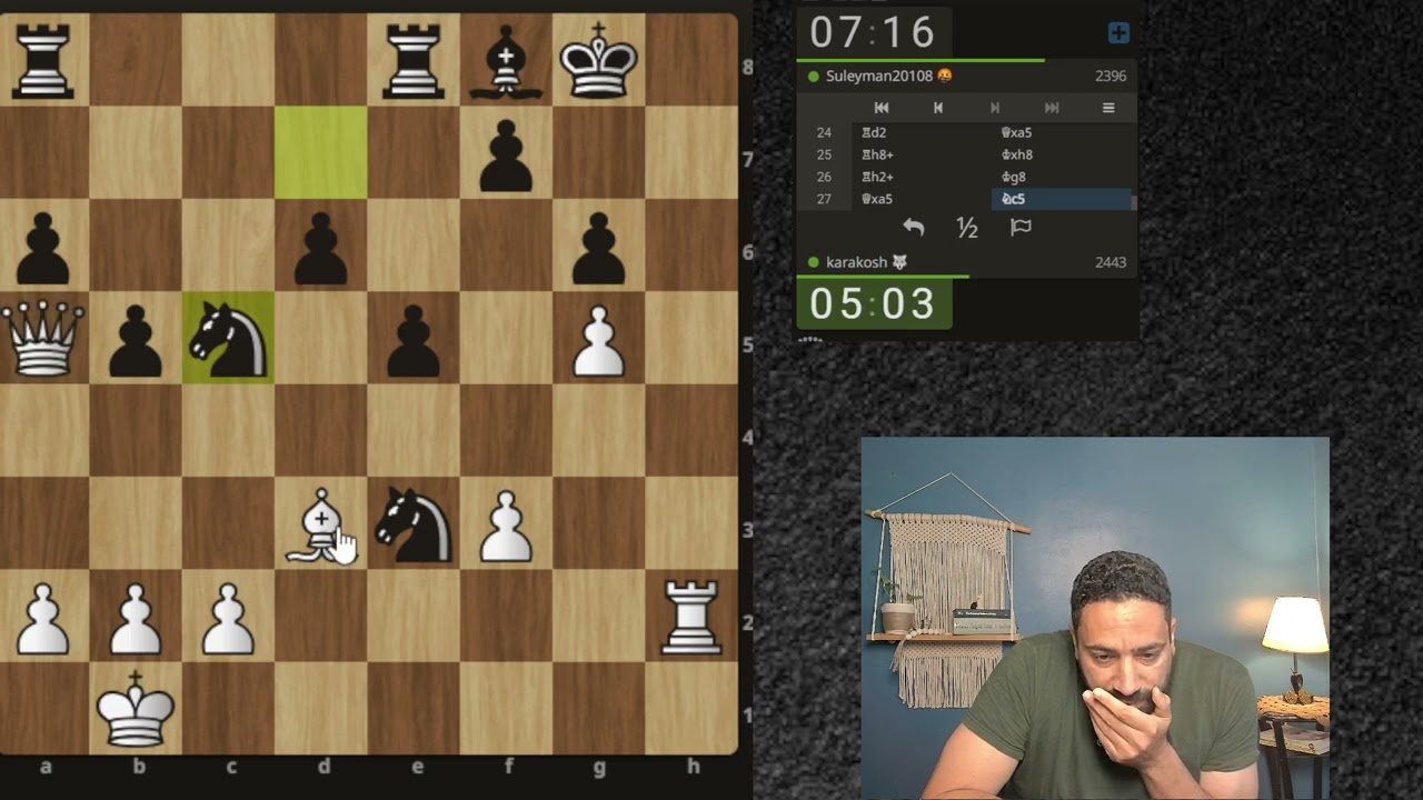 حسابات جراند ماستر بس مش مني - مغامرات الشطرنج السريع