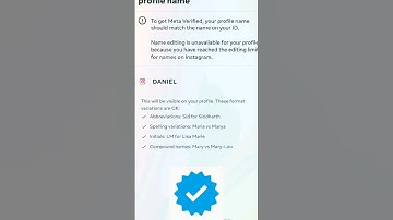 Instagram Meta Verified Name Problem #shorts